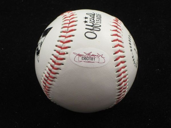 JOE SAVERY Single Signed Baseball Phillies JSA Authentic