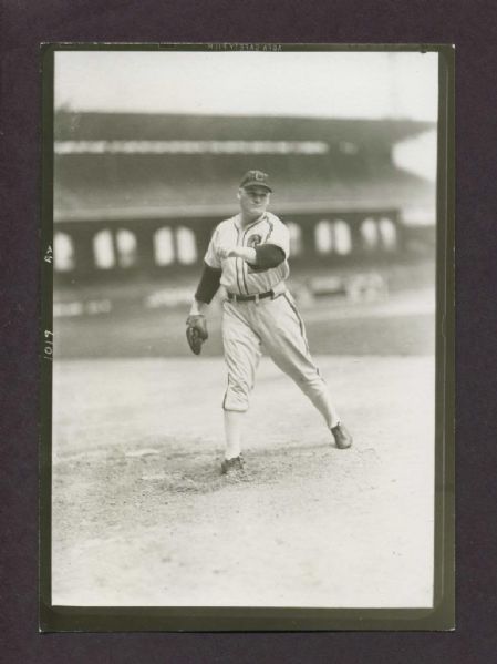 1940-41 EDDIE SMITH Chicago White Sox Vintage Photo by George Burke