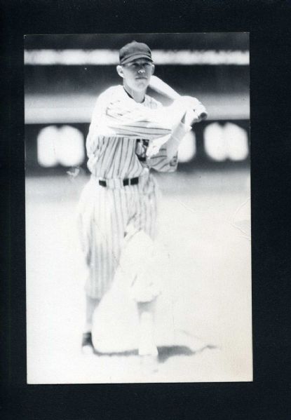 BOB SEEDS Real Photo Postcard 1932 Chicago White Sox GEORGE BURKE