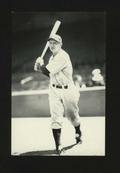 BILLY ROGELL Real Photo Postcard 1934-36 Detroit Tigers GEORGE BURKE