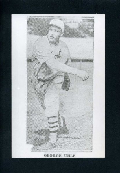 GEORGE UHLE Real Photo Postcard 1930 Detroit Tigers