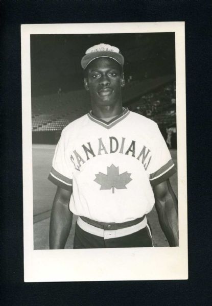 LAWRENCE RUSH Photo Postcard 1979 Vancouver Canadians (minor league)