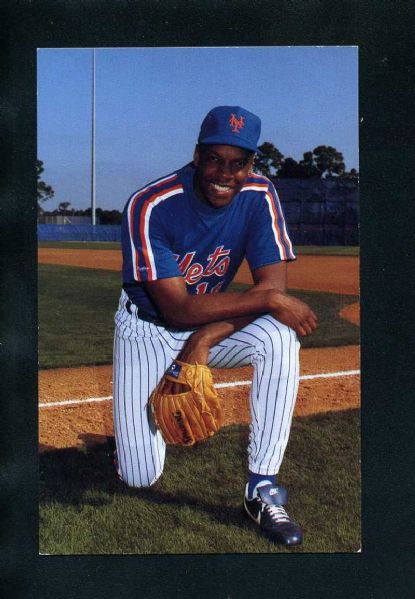 DWIGHT GOODEN 1991 New York Mets Team Issue Barry Colla Photo Postcard
