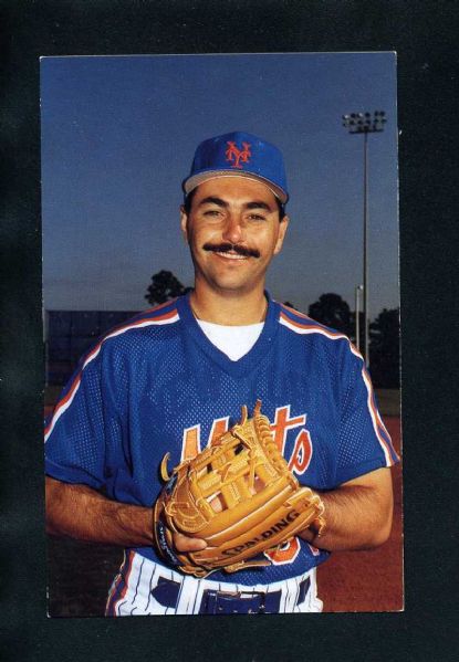 JOHN FRANCO 1991 New York Mets Team Issue Barry Colla Photo Postcard
