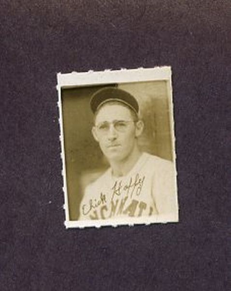 1935-1937 George Burke Photo Stamp CHICK HAFEY Cincinnati Reds