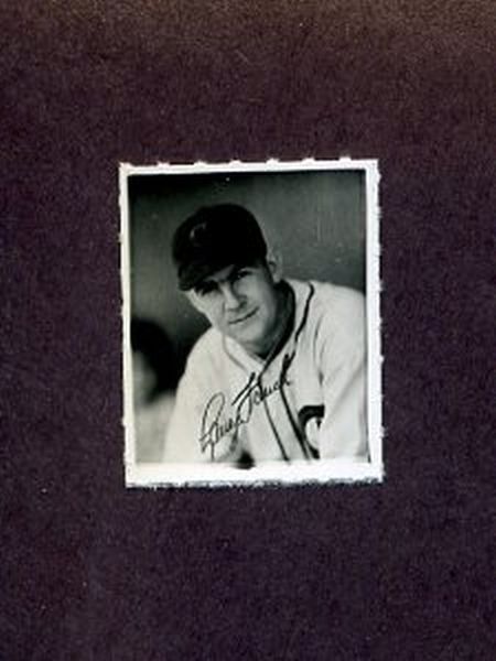 1935-1937 George Burke Photo Stamp LARRY FRENCH Chicago Cubs