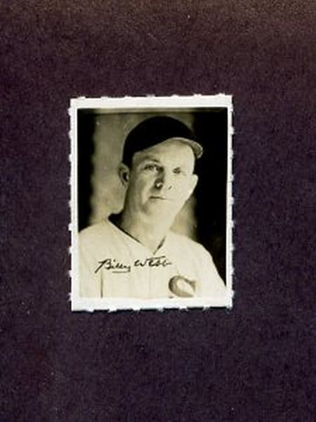 1935-1937 George Burke Photo Stamp BILLY WEBB Chicago White Sox