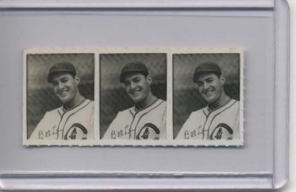 1935-1937 George Burke Stamp BILL LEE STRIP OF 3 ! Chicago Cubs