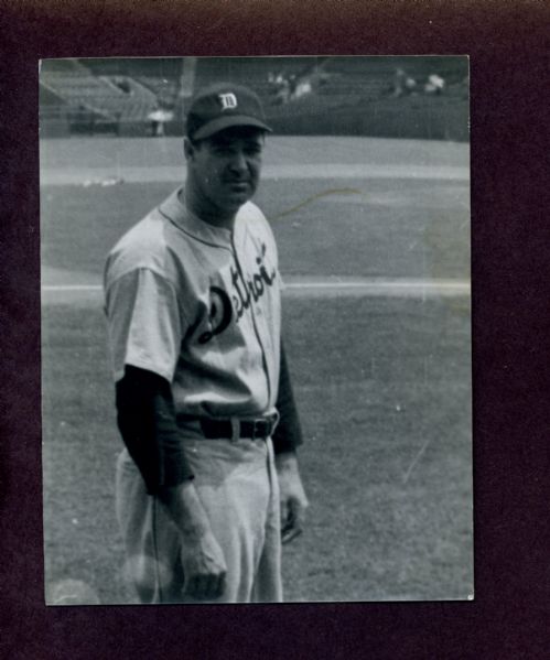 1939-41 BOBO NEWSOM Detroit Tigers Vintage Snapshot Photo