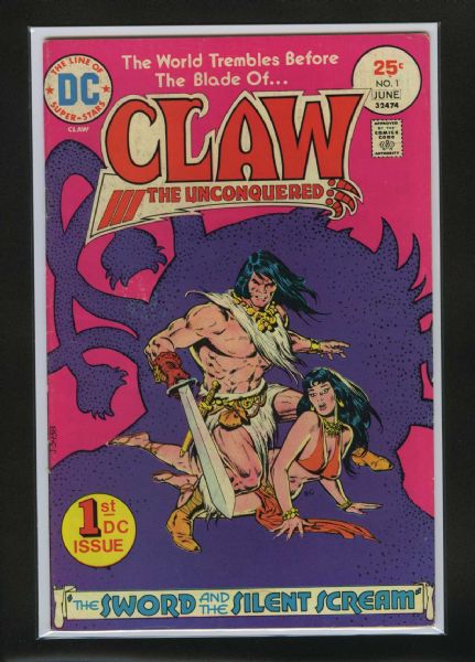 Claw the Unconquered #1 VG/F 1975 DC Comic Book