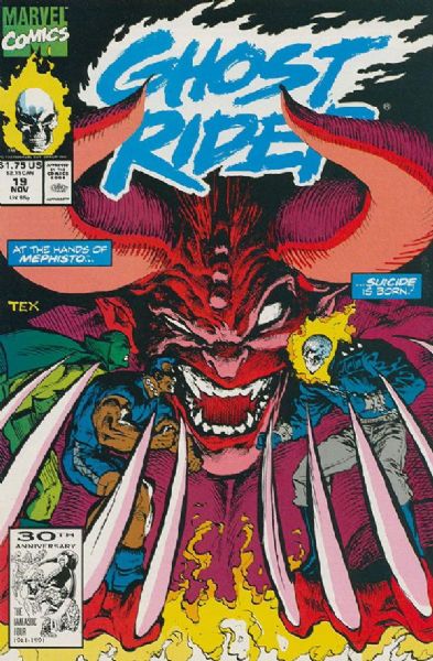Ghost Rider (V2) #19 NM 1991 Marvel Comic Book