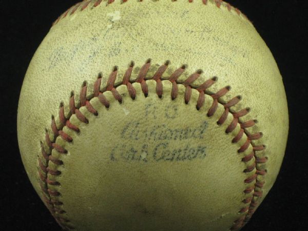 1950's Official Negro American League Baseball (J.B. Martin) Rawlings SCARCE