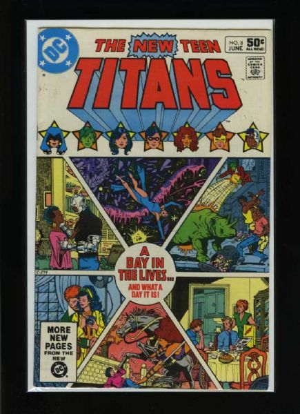 The New Teen Titans #8 F/VF 1981 DC Comic Book