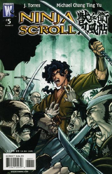 Ninja Scroll #5 NM 2007 WildStorm Comic Book