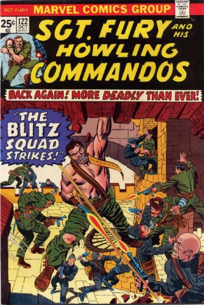 Sgt. Fury #122 F/VF 1974 Marvel Comic Book