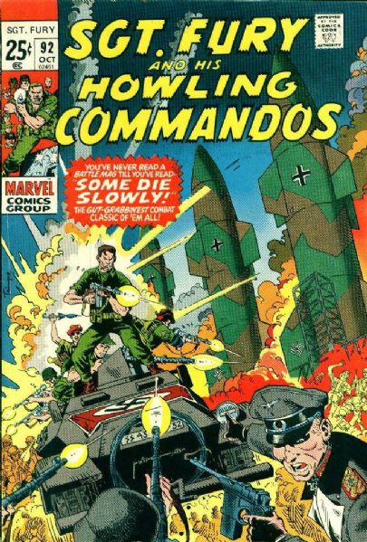 Sgt. Fury #92 VG 1971 Marvel Comic Book