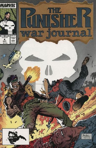 The Punisher War Journal #4 VF 1989 Marvel Jim Lee art Comic Book