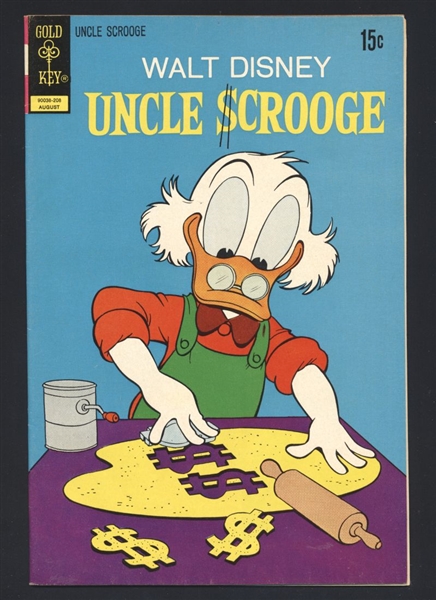 Walt Disney Uncle Scrooge #100 VG 1972 Gold Key Comic Book