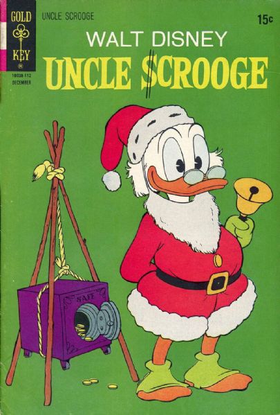 Walt Disney Uncle Scrooge #96 VG 1971 Gold Key Comic Book
