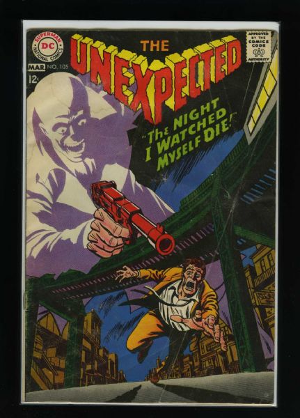The Unexpected #105 G 1968 DC 1st New Title Comic Book