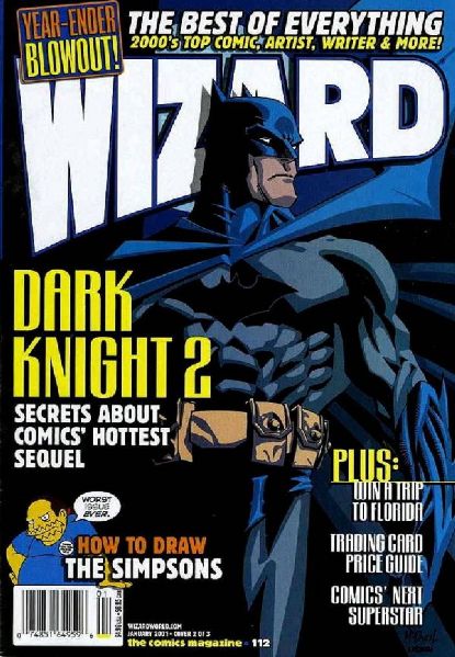 Wizard: The Comics Magazine #112/B FN 2001 Wizard Scott McDaniel Batman cover