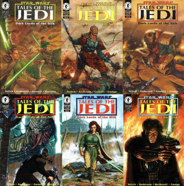 Star Wars: Tales of the Jedi—Dark Lords of the Sith SET #1-6 NM 1994 Dark Horse