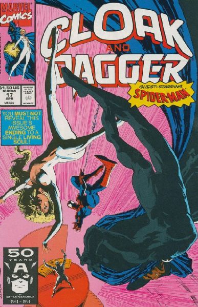 The Mutant Misadventures of Cloak & Dagger #17 NM 1991 Marvel Spider-Man