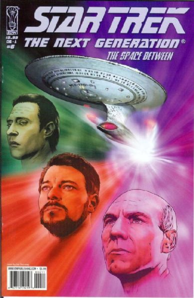 Star Trek: The Next Generation: The Space Between #6/A VF/NM 2007 IDW Art Cover