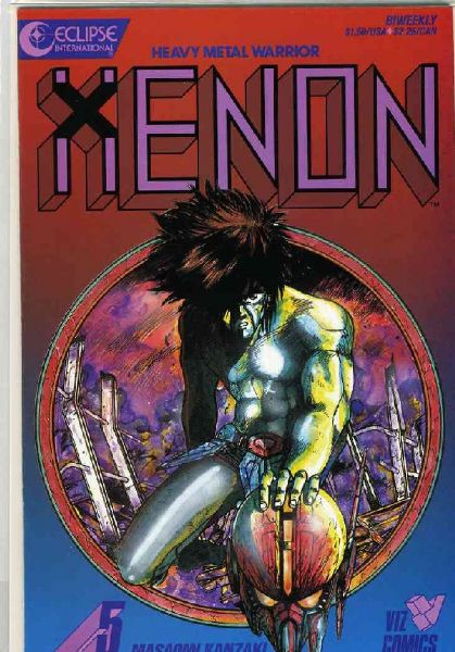 Xenon #5 VF 1988 Eclipse Comic Book