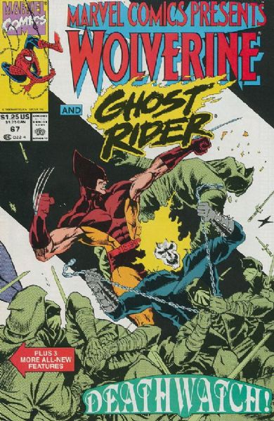 Marvel Comics Presents #67 NM 1991 Marvel Wolverine Ghost Rider Comic Book