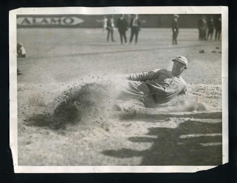 1922 FRANKIE FRISCH The Fordham Flash Slides! Giants Original Photo Type 1 HOF
