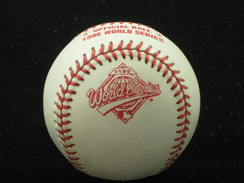1996 Official World Series Baseball NEW UNUSED Yankees Braves