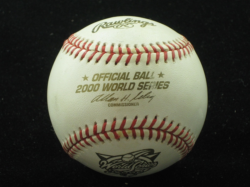 2000 Official World Series Subway Series Baseball NEW UNUSED NY Yankees Mets