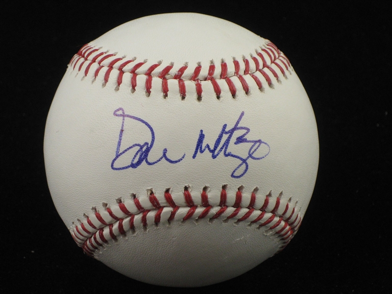 DON MATTINGLY Single Signed OML Baseball Yankees HOF
