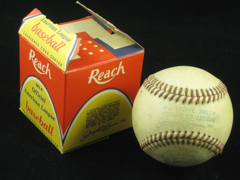 1960-69 Official American League Baseball (Joseph Cronin) Game Used
