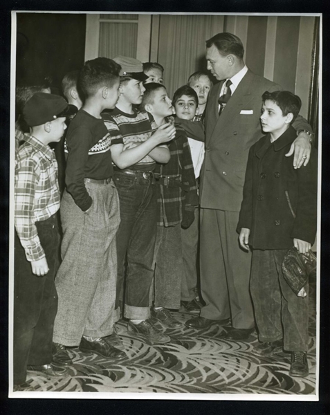 1950s EDDIE STANKY Educates The Boys St. Louis Cardinals Original News Photo