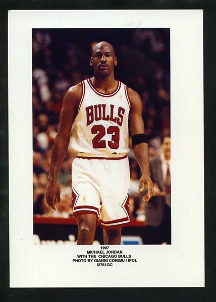 1997 MICHAEL JORDAN Chicago Bulls Original News Photo Type 1