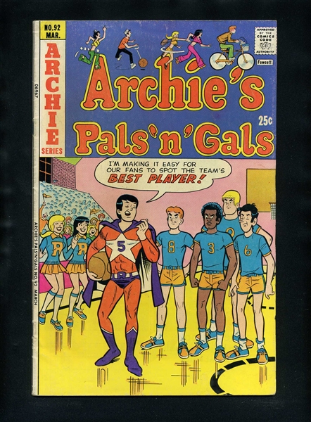 Archie's Pals 'n Gals #92 VG/F 1975 Archie Comic Book