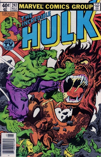 Incredible Hulk #247 F/VF 1980 Marvel Jarella's World Comic Book
