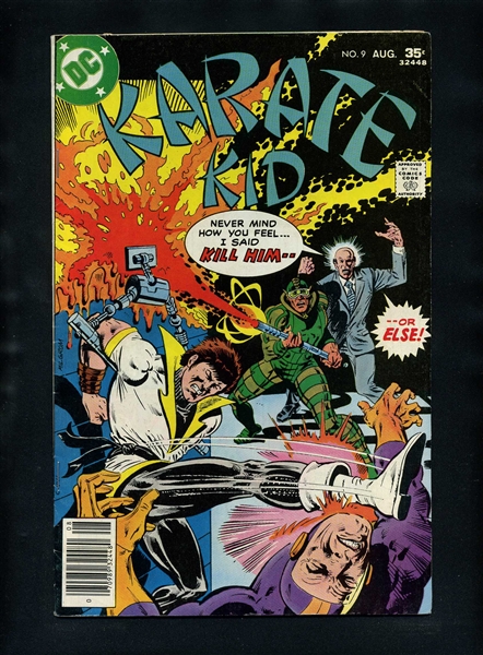 Karate Kid #9 FN 1977 DC 1st Commander Blud Comic Book