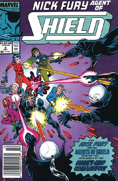 Nick Fury: Agent of S.H.I.E.L.D. (V3) #2 VF 1989 Marvel Comic Book