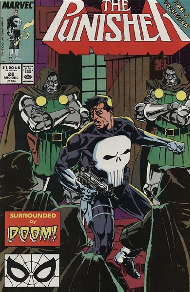 Punisher (1987) #28 F/VF 1989 Marvel Acts of Vengeance Comic Book