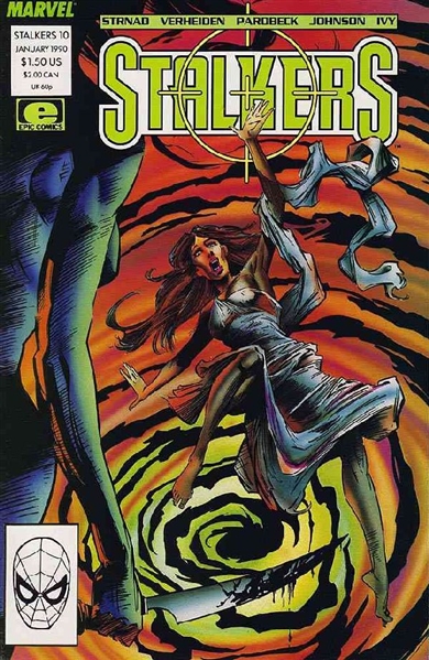 Stalkers #10 VF/NM 1991 Marvel (Epic) Comic Book