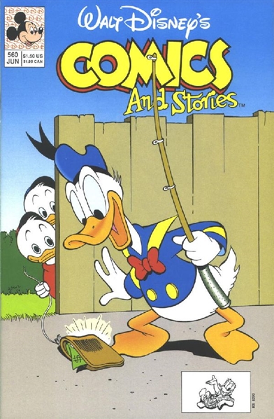 Walt Disney's Comics and Stories #560 VF/NM 1991 Disney Carl Barks Comic Book
