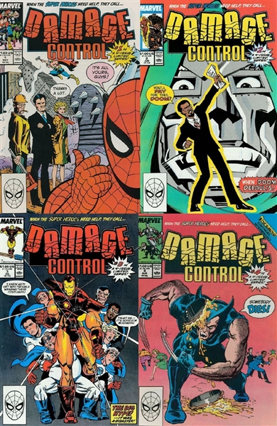 Damage Control (V1) SET #1-4 VF/NM 1989 Marvel Comic Book