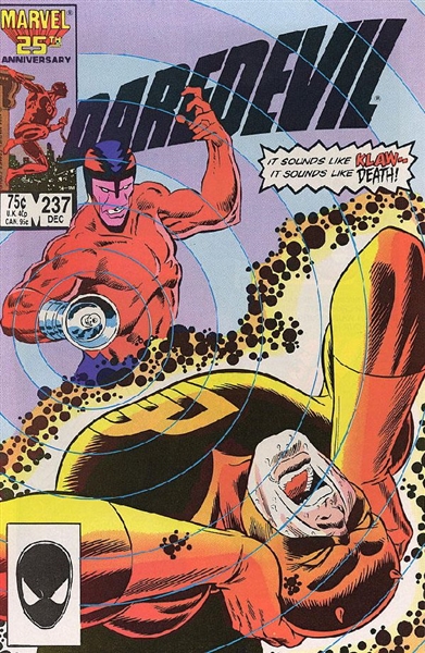 Daredevil #237 F/VF 1986 Marvel vs Klaw Comic Book