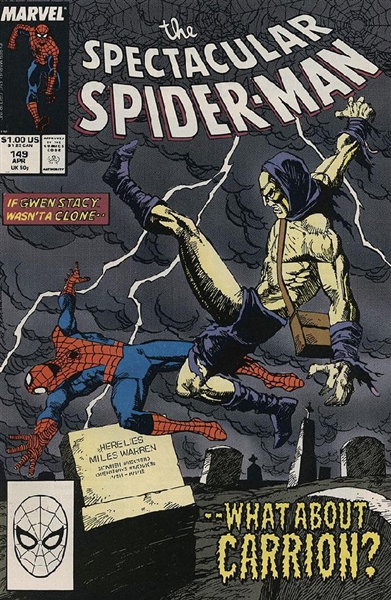 The Spectacular Spider-Man #149 FN 1989 Marvel 1st Carrion II Comic Book