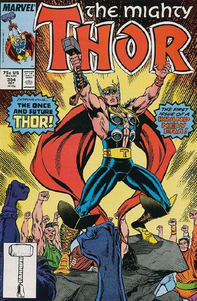 Thor #384 VG/F 1987 Marvel 1st Dargo Comic Book