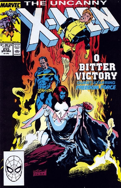 Uncanny X-Men #255 VG/F 1989 Marvel Marc Silvestri Comic Book