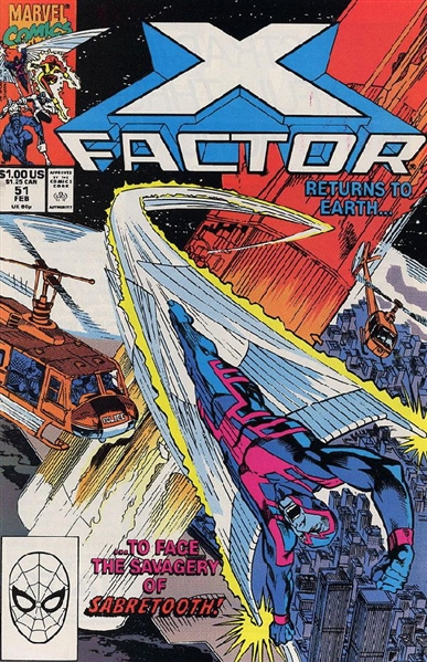 X-Factor #51 F/VF 1990 Marvel 1st Opal Tanaka Comic Book